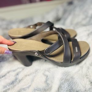 Croc Heels size 8 Wide